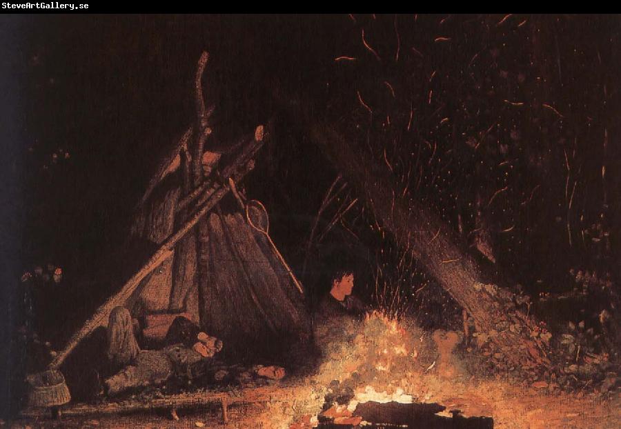 Winslow Homer Campfire